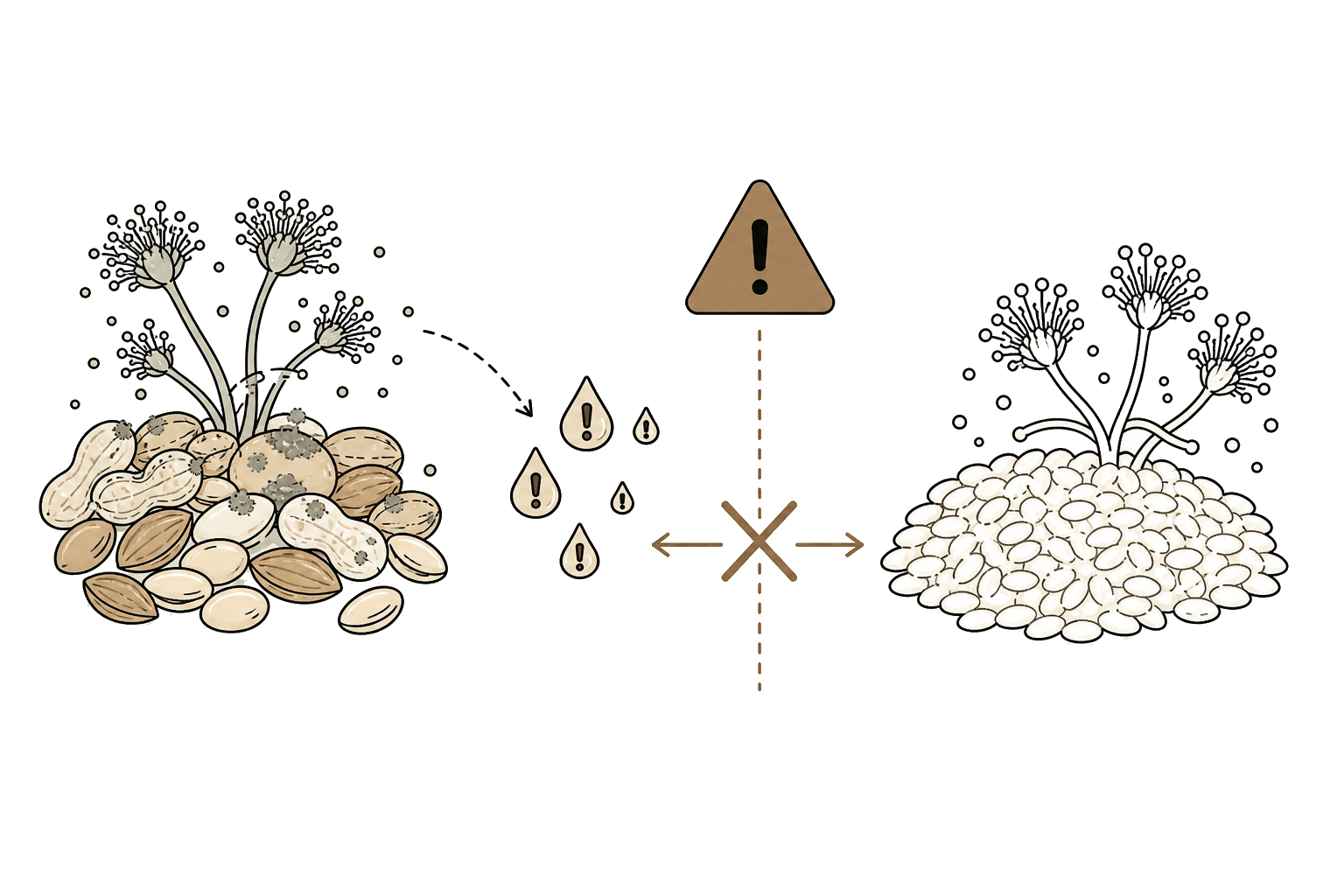Illustration of Aflatoxin