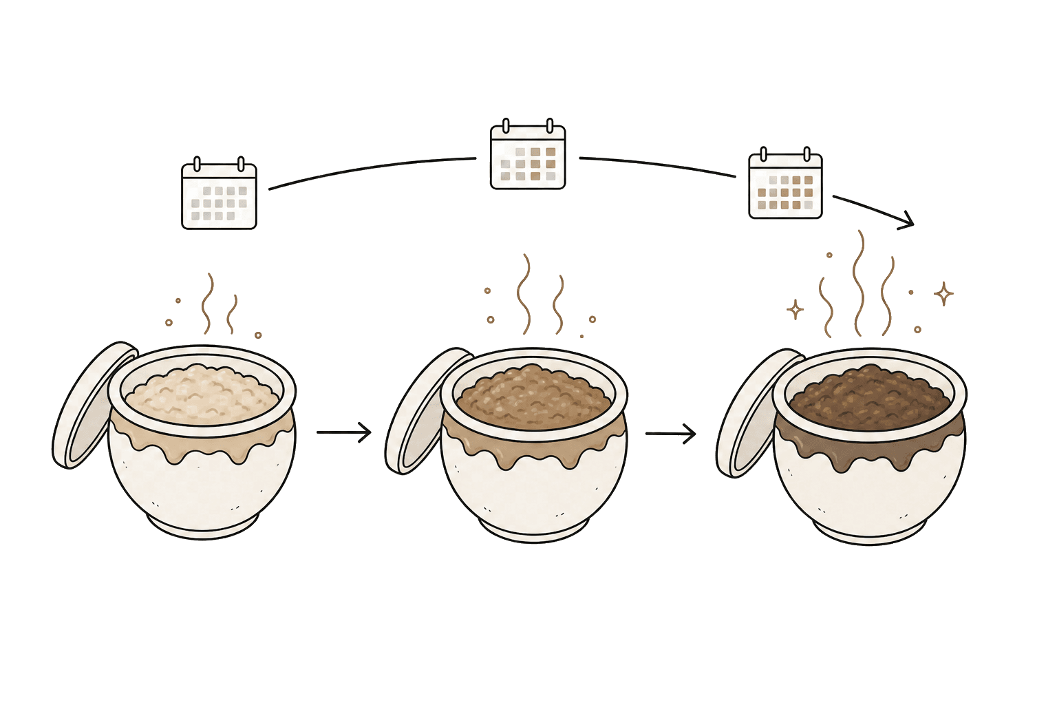 Illustration of Aging / Maturation