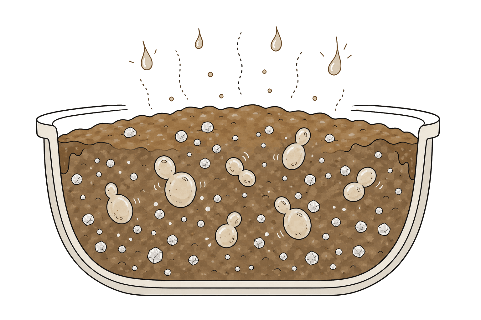 Illustration of Halotolerant yeast