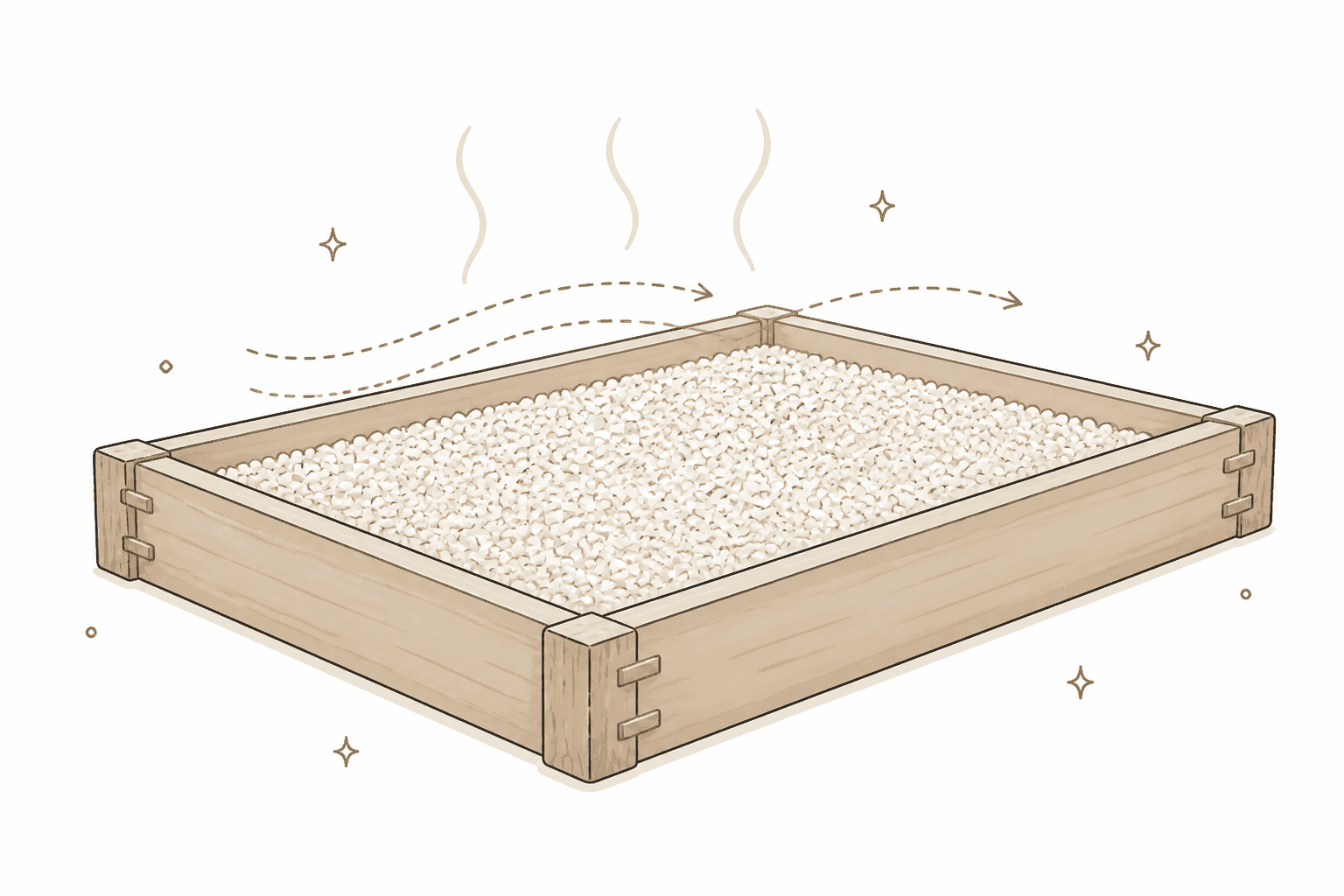 Illustration of Koji-buta (Koji tray)