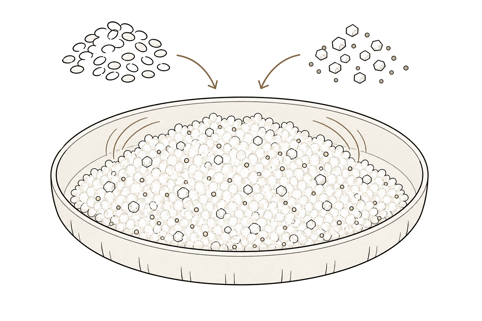 Illustration of Shiokiri (Salt-koji mixing)